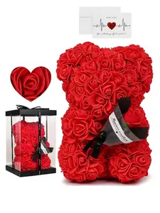 Handmade Floral Bear Gift Box, Perfect for Mother's Day, Valentine's Day, Anniversary, Gifts for Mom and Girlfriend