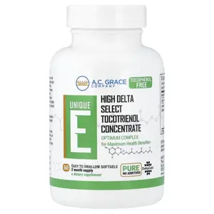 Unique E, Tocotrienol, 125 mg, 60 Easy To Swallow Softgels