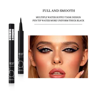 Eyeliner Pencil Waterproof Ink Liner Liquid Pigmented Smudge Proof Eye Liner Pen Black