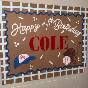 Custom Brown Paper Banner for Bachelorette, Birthday, Baby Shower and Retirement Party