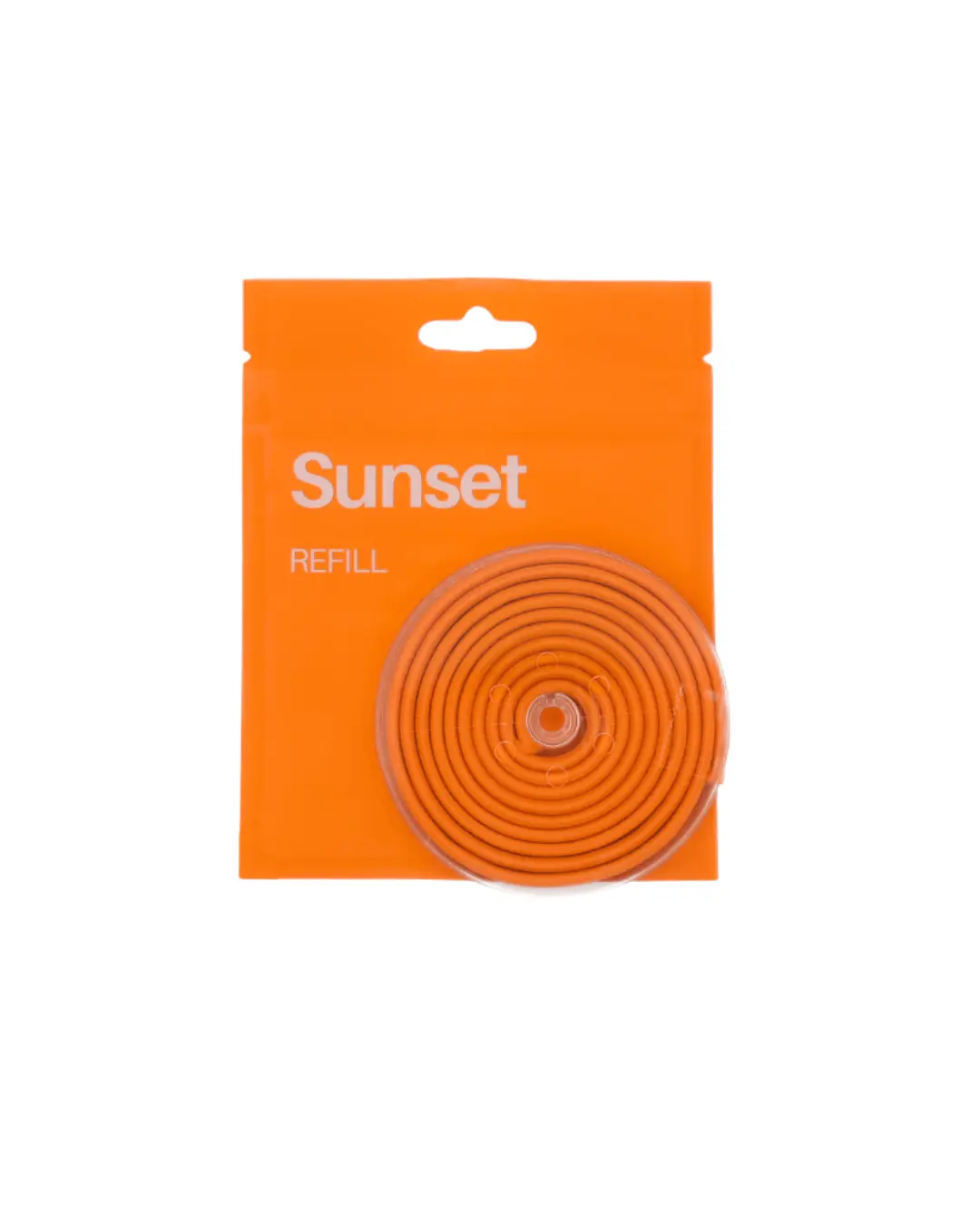 TIY Sunset Refill - 51 Inches Orange Customizable Hair Tie for Any Hair Type - 13x Stronger & 2x Stretchier Than Regular Hair Ties