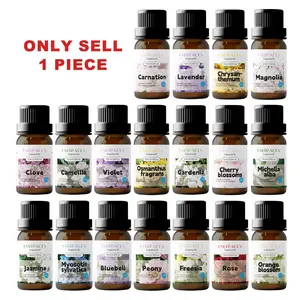 21types 10ML Floral Essential Oils, Calming Home Fragrance, Skin Care, Humidifier Diffuser, Car Air Freshener, Bath DIY Soap/candle/air Freshener, Holiday Gift