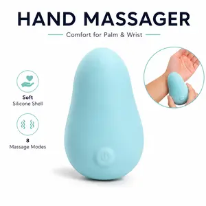 Portable Rechargeable Hand Massager, Wrist Relaxation Device with 8 Massage Modes, Compact Hand Care Tool for Men and Women, Mother’s Day, Graduation & Everyday Relaxation Gift