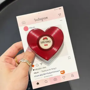 Heart CD Magsafe Phone Grip - Magnetic Pop Socket & Kickstand - Music Lover