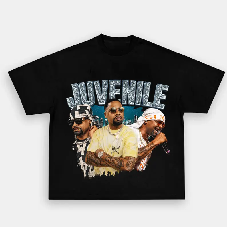 Juvenile Cash Money Records 90s Hip Hop Graphic Shirt HY7112