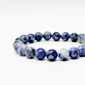 [Direct Buy] 1 Count Blue spot stone Bracelet (8mm)