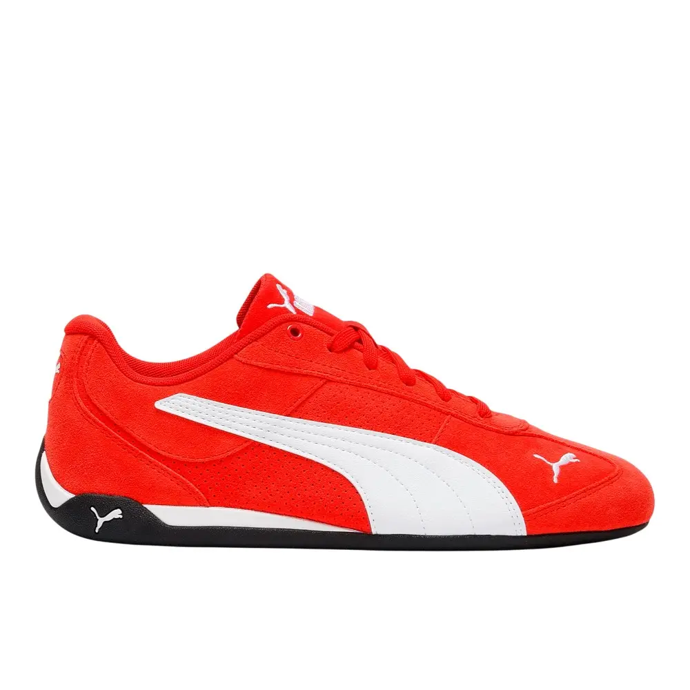 PUMA Mens Replicatch Suede Lace Up Sneakers Shoes Casual - Red