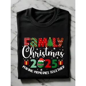 FEEGO Family Christmas 2026 T-Shirt, Christmas Group Shirt, Family Matching Tee, Holiday Family Trip Gift, Christmas Gathering Short Sleeves Shirt god gift Casual Clothes