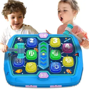 Whack Game Mole, Toys for 3 4 5 6 7 8 Year Old Boys Girls, Interactive Pounding Toys for Age 3-6, 3 Modes, 2 Hammers, Sound & Light, Birthday Xmas Gifts for Kids Age 3-8+