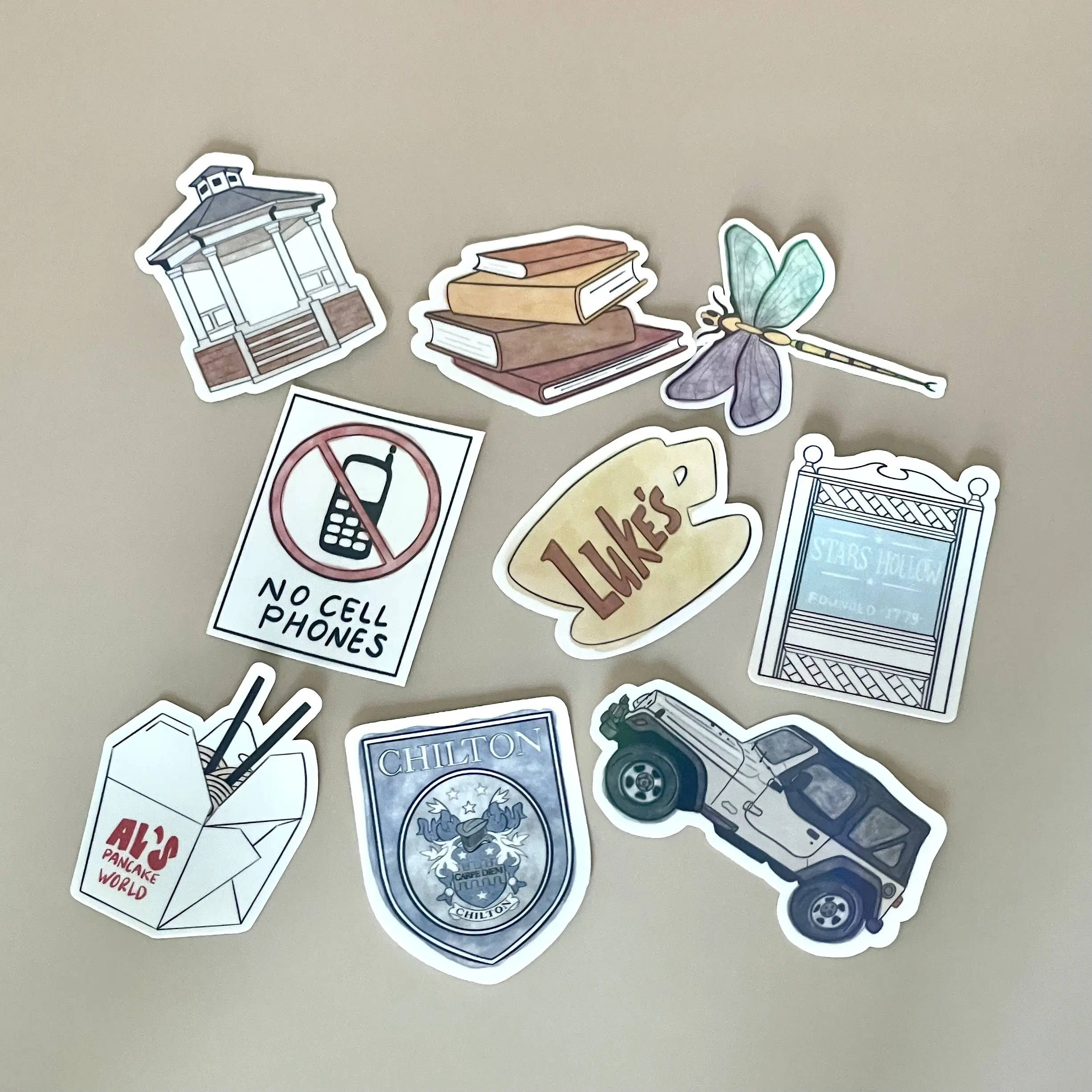 Stars Hollow Reads Stickers Stars Hollow Reads Stickers