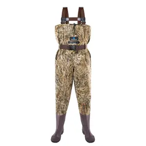 Trudave Youth Chest Waders with Boots, Waterproof Lightweight Waders for Fishing & Hunting