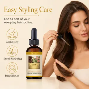 Ultra-Smoothing Hair Essence — Infused with Argan Oil and Vitamin C; reduces frizz, deeply hydrates, and helps strengthen and nourish hair for a smooth finish. serum  growth flocs