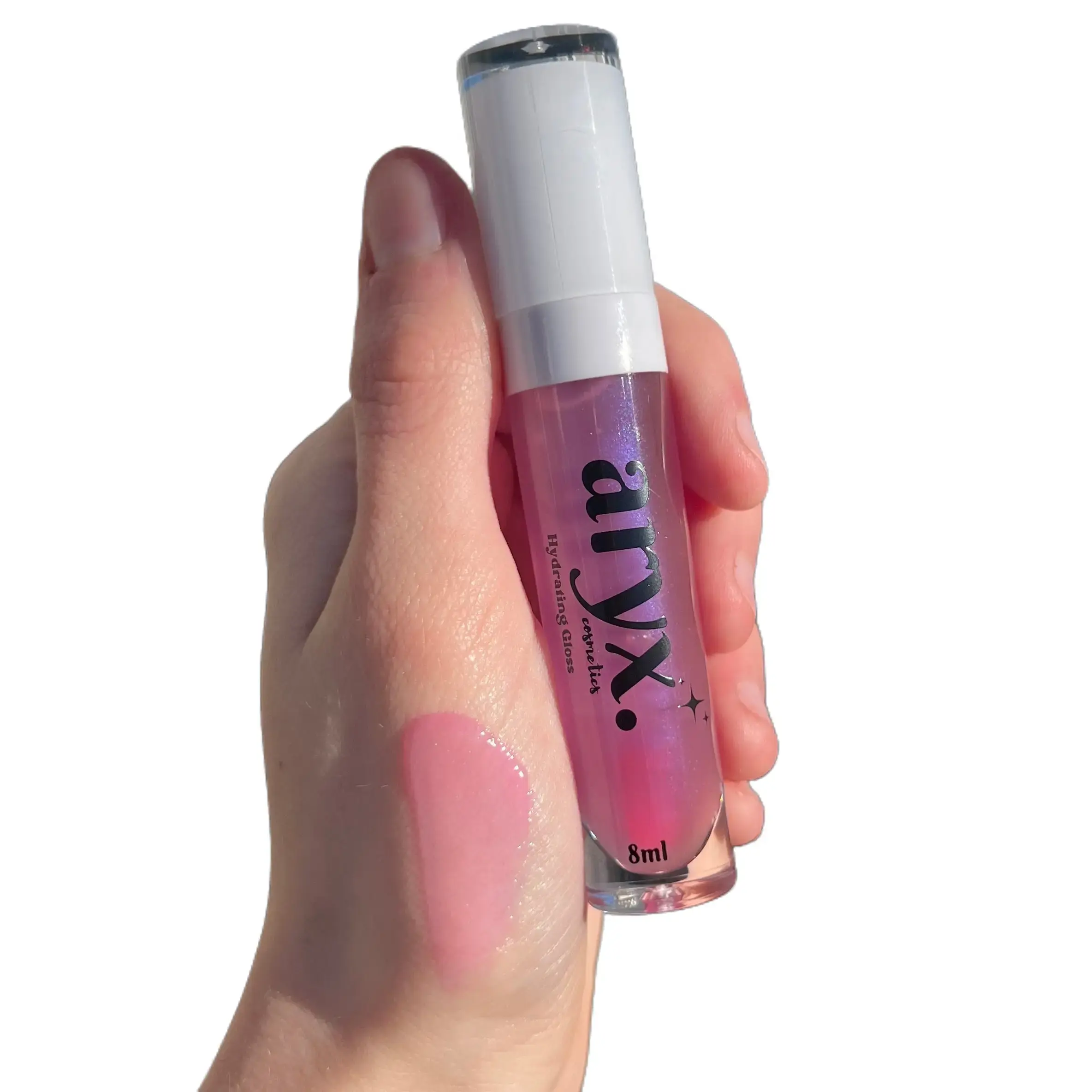 Aurora pH Color Changing Lip Gloss by Aryx Cosmetics- Green Apples Flavor, 8ml, High Shine, Extreme Hydration with Natural Oils, Vegan, Cruelty Free, Gluten Free, Makeup Transformation, Stain Makeup