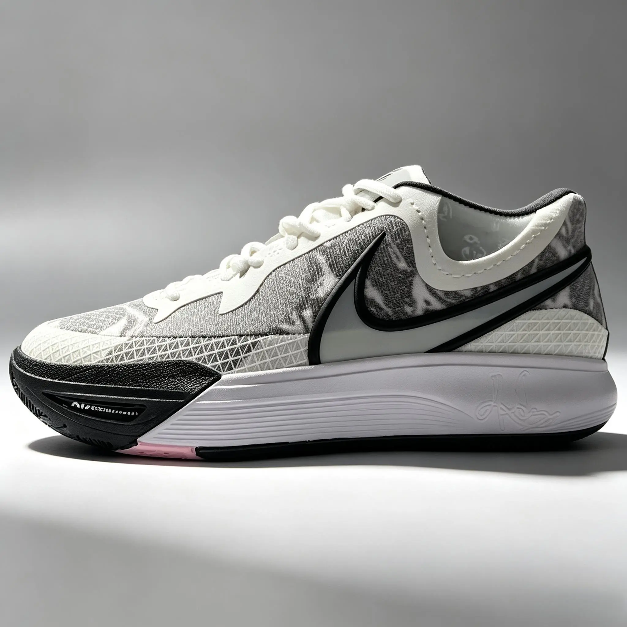 Men's Nike Kyrie 8 Basketball Shoes, 'White Black' Colorway, Style Code DJ6017-101