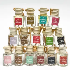 Premium Scented Car Air Freshener - Long Lasting Car Diffuser - Berry Minosa & More - Safe Non-Toxic - Stylish Compact Design - Various Scents Available