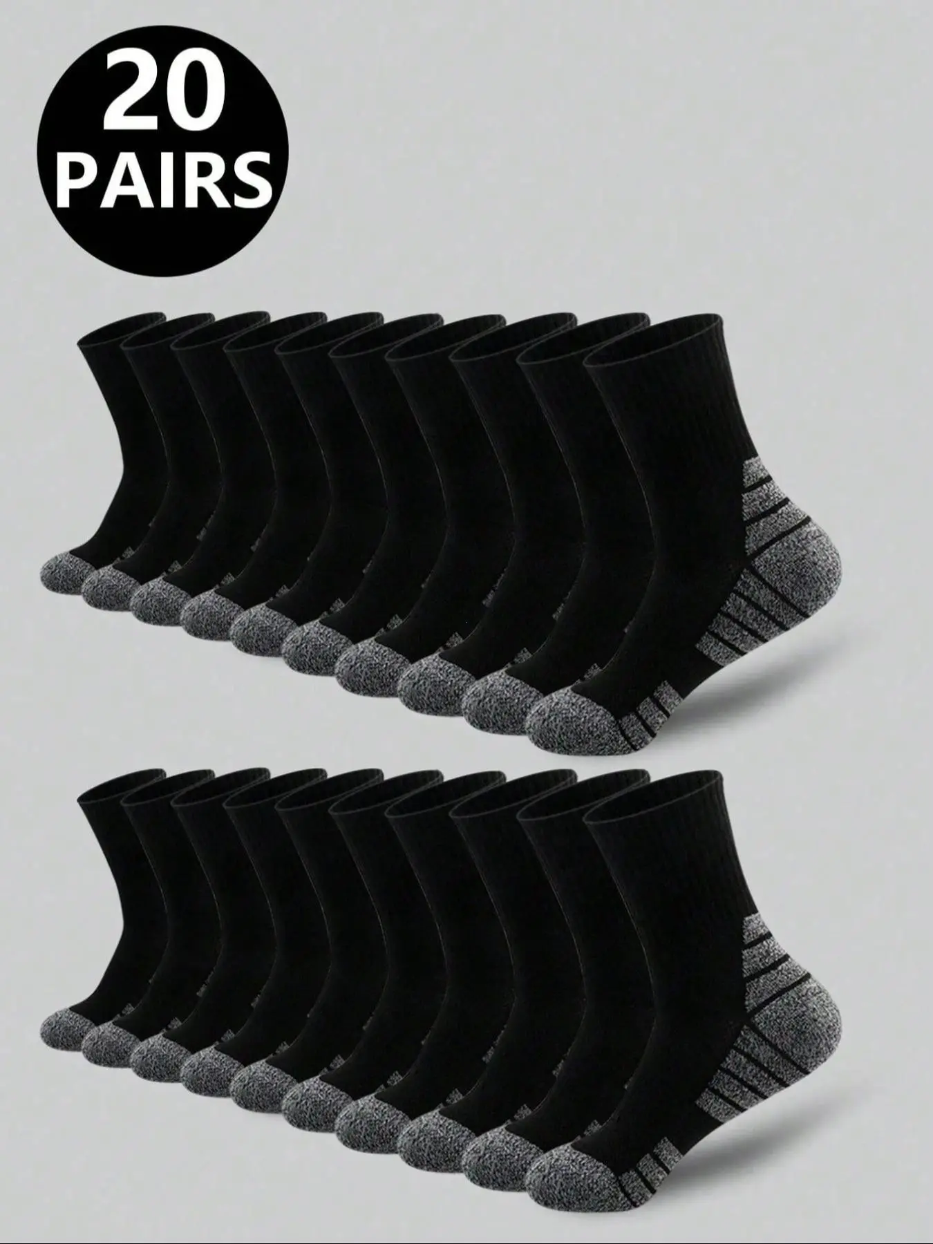 6 Pairs Professional Running Socks, Unisex Marathon Socks, Outdoor Hiking Socks, Breathable Antibacterial, Comfortable Anti-Slip Cushioning