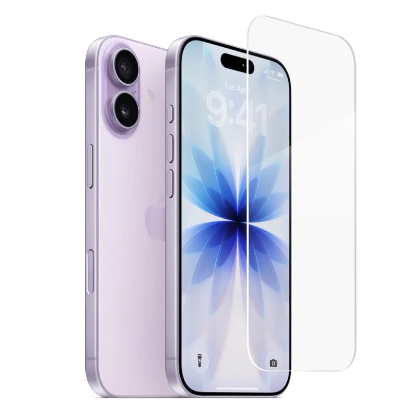 GuardZilla Tempered Glass for iPhone 17 - High Definition Clarity, Reinforced Glass, Heat & Waterproof, Easy Installation Kit, Screen Protector