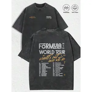 Racing World Tour Inspired T-Shirt |   Vintage Motorsport Tee, Unisex Race Fan Gift, Formula Style Merch for Race Enthusiasts