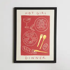 Society6 Limited Edition Framed Foil Art Print 12x16 Inches - Wall Art with Metallic Foil Accents for Any Room