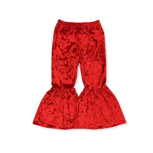 Red velvet Print Bell Pants bottoms Girls Pants