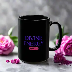 SALE! - DIVINE ENERGY DM1111 Black Mug (11oz, 15oz)