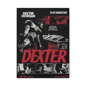 Dexter Morgan Art Print - Matte Wall Decor for Film Lovers, Horror Fans, Home Theater, Gift for Dexter Fans, Movie Night Wall Art