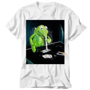 Frog Cocaine Drug Hipster Funny Narcos T Shirt Meme Gift Funny Top Tee Style Unisex Gamer Movie Music 670