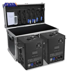 PAIDUN 2PCS 850W Cold Spark Machine Firework Effect DMX Remote Control Stage Equipment with Flight Case
