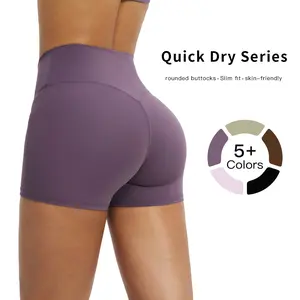 MFVIM women’s high-waisted athletic shorts — gym shorts made from highly elastic, seamless, breathable, comfortable, quick-drying, form-fitting fabric; women’s fitness apparel for indoor and outdoor sports