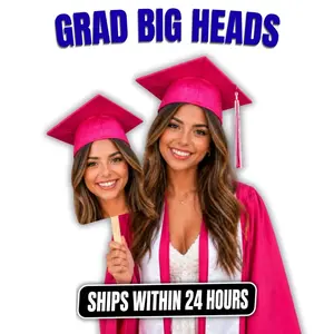 Graduation 2026 Big Heads on a Stick, Face on a Stick, Graduation Fan, Class of 2026, Fat Head Cut Out Sign, Gift for Graduate