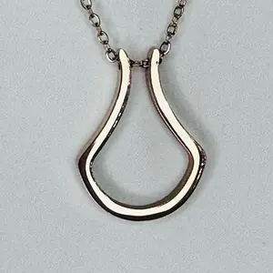 Ring Keeper Necklace - Rose gold Simple Design, Holds Rings Safely for Various Activities