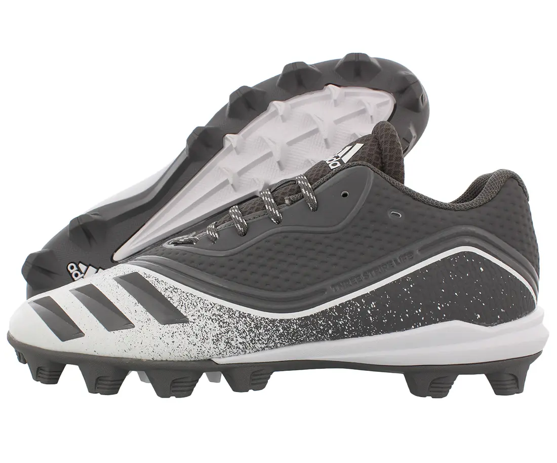 Adidas Men's Icon V MD Baseball Cleats with Molded Sole, Mid-Top Synthetic Athletic Sports Shoes, Sneaker, Footwear, Trainer