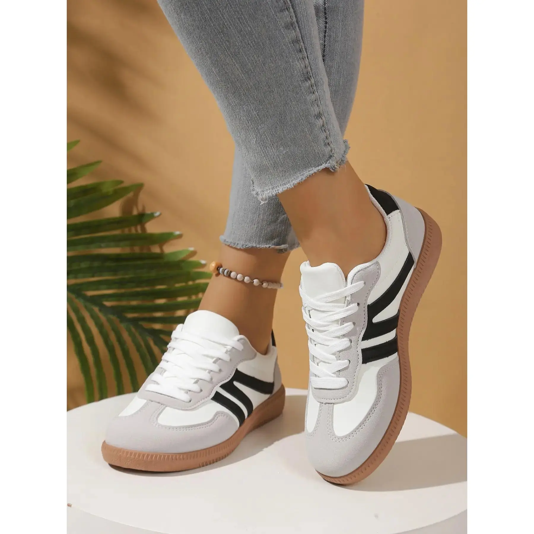 Women Classic German Training Shoes Comfortable Breathable Sneakers for Workout and Running Lightweight Supportive Design