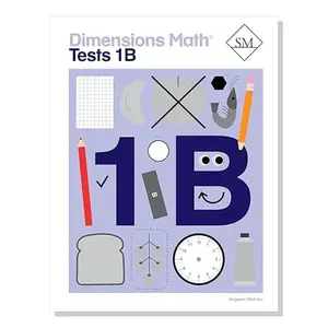 USED Book - Dimensions Math Tests 1B | Singapore Math Inc. [Paperback] by Singapore Math Inc. (Paperback) - english
