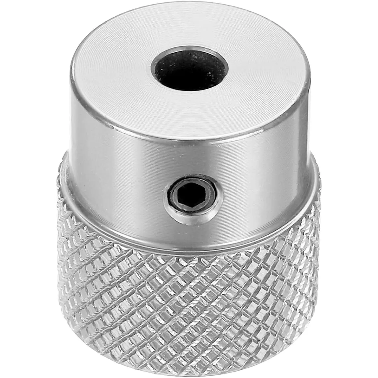 Anodization Aluminum Alloy Handwheel 4mm Bore 20mm OD Knurled Knob Turning Handle with Wrench for Milling Machine Lathe Slide Displacement Platform
