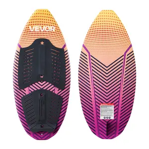 【FathersDayGift】VEVOR 45-Inch Wakesurf Board, Wake Surfing Board with EPS Foam Core &  EVA Non-Slip Pad, UV-Resistant Wakesurfing Boards for Youth Up to 110 lbs