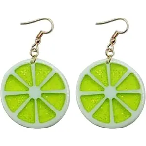 Lemon Acrylic Dangle Earrings Fruit Earrings For Women Girls