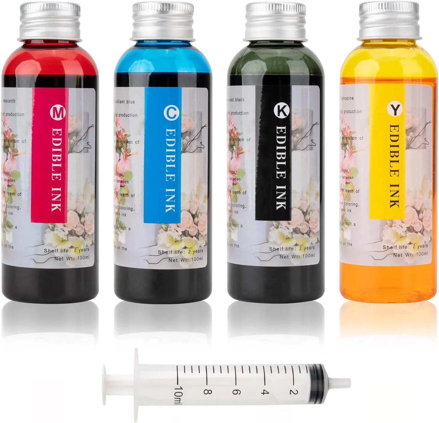 4100 ML Ink Refill Kit, Compatible for 280/281 270/271 250/251 1200 2200 1500 2500 PG210 CL211 PG245 CL246 Suitable PIXMA iP7220 MG5420 MG5520 MG6420 MX722 MX922 Printers, 4 Colors BK C Y M