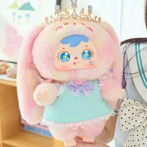 Blind box toys Adorable Soft Doll for Kids Ideal for Play and Imaginative Fun with Crown and Bow Design