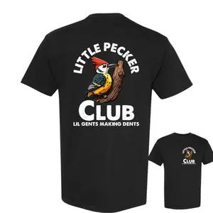 Little Pecker Club Big Dents T-shirt - DryBlend moisture-wicking high-quality T-shirt, fun shirt, 100 pure cotton Adult T-shirt Genx Casual Comfort Unisex