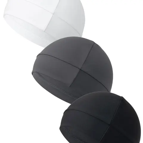 1/3PCS Simple Style Plain Color Skull Beanie for Men & Women, Casual Sportive Breathable Beanie Hat for Outdoor Sports for Men & Women, Fitted Hats