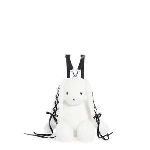 Cuddly Bunny Plush Backpack - White Cuddly Bunny Plush Backpack - White