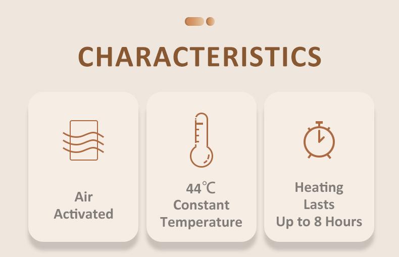 Steam waist warmer patch Waist heat pack for pain relief Heated waist therapy patch 8H long-lasting heat Office worker waist warmer