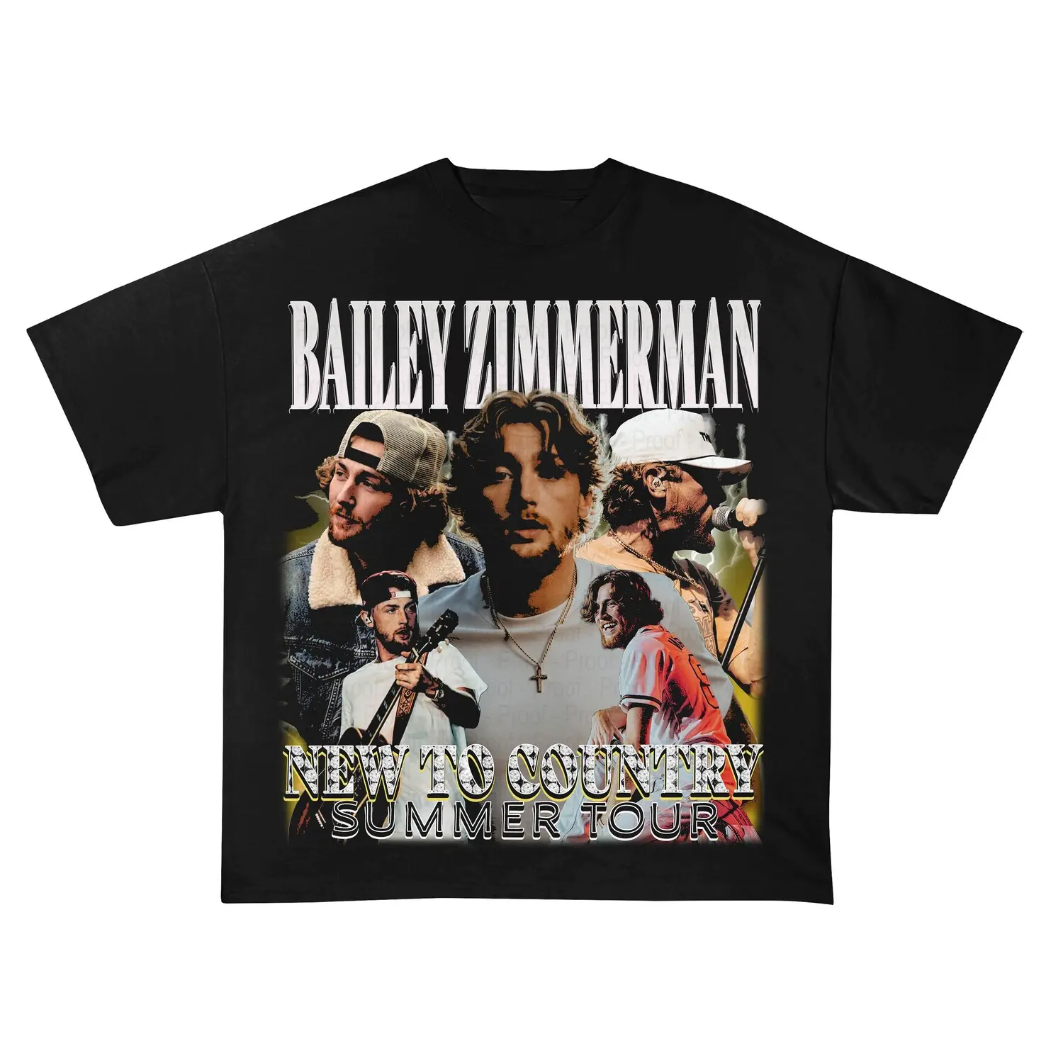 Youth and Adult Bailey Zimmerman 2025 New To Country Tour Shirt, Bailey Zimmerman Concert,  Fan Gift, Merch, Country Music