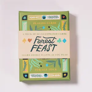 Forest Feast Botanical Playing Cards – Wild Edible Plant Deck
