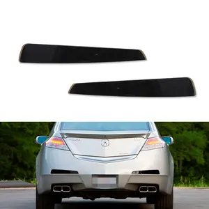 2PCS Smoked Lens Rear Bumper Bar Reflector lamps Light Kit For 2009 2010 2011 ACURA TL,Replace OEM 33505TK4A01, 33555TK4A01