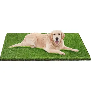 Artificial Grass, 26”x51'' Dog Pee Pads, Professional Dog Potty Training Rug, Grass Mat with Drainage Holes, Pet Turf Indoor Outdoor Flooring Fake Grass Doormat-Easy to Clean (26"x51")