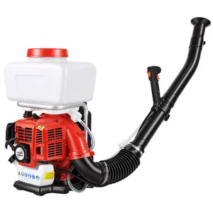 4662190   Backpack Gas Powered Sprayer & Duster, 43cc 2HP Engine, 3.7 Gallon Tank Sprayer for Farm Orchard Mosquitoes Control, Adjustable Spray & Powder Modes, Shoulder Straps Included