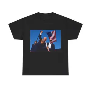 Bulletproof Trump 2024 Unisex Shortsleeve Cotton T-Shirt