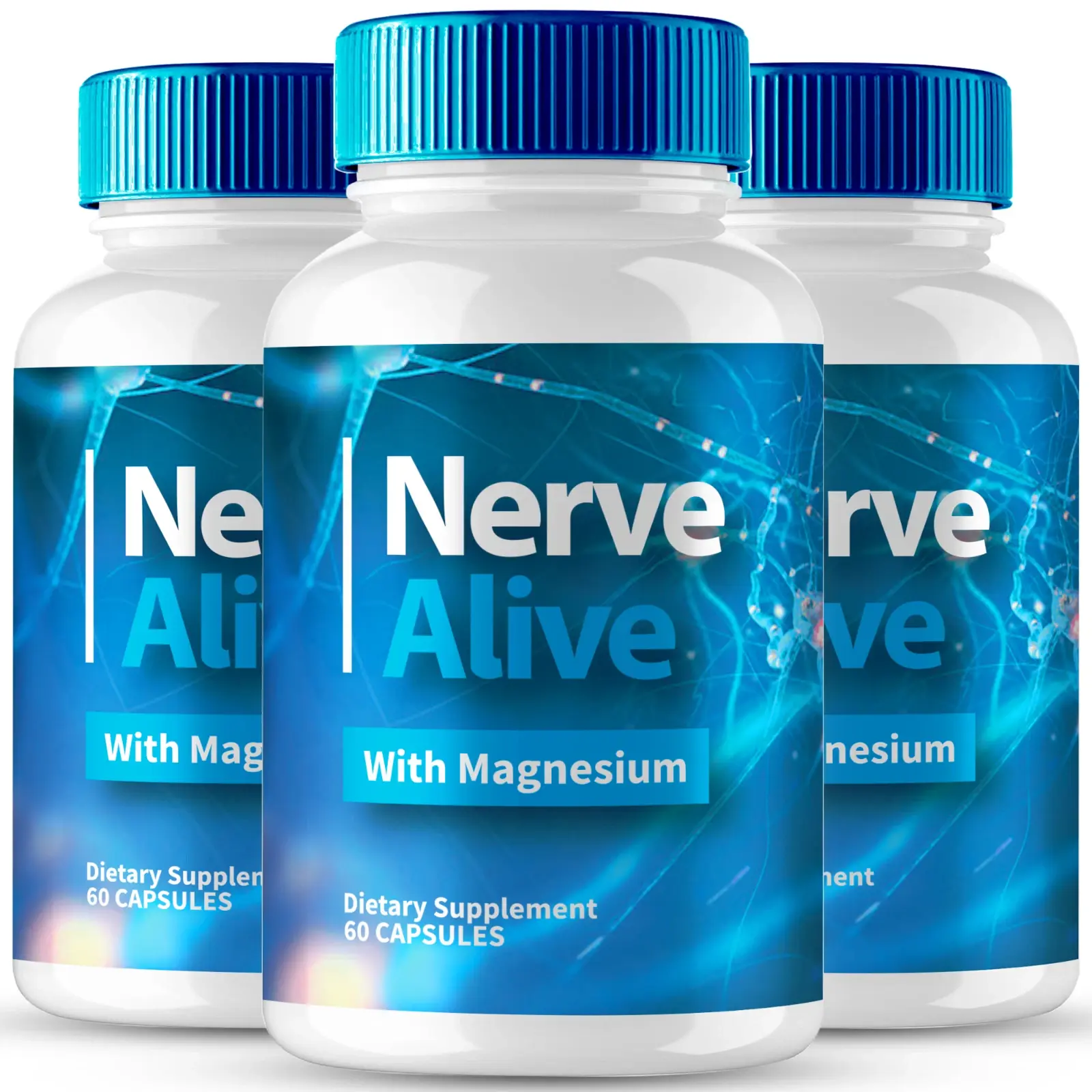(3 Pack) Nerve Alive for Nerve Capsules, NerveAlive for Neuropathy Supplement